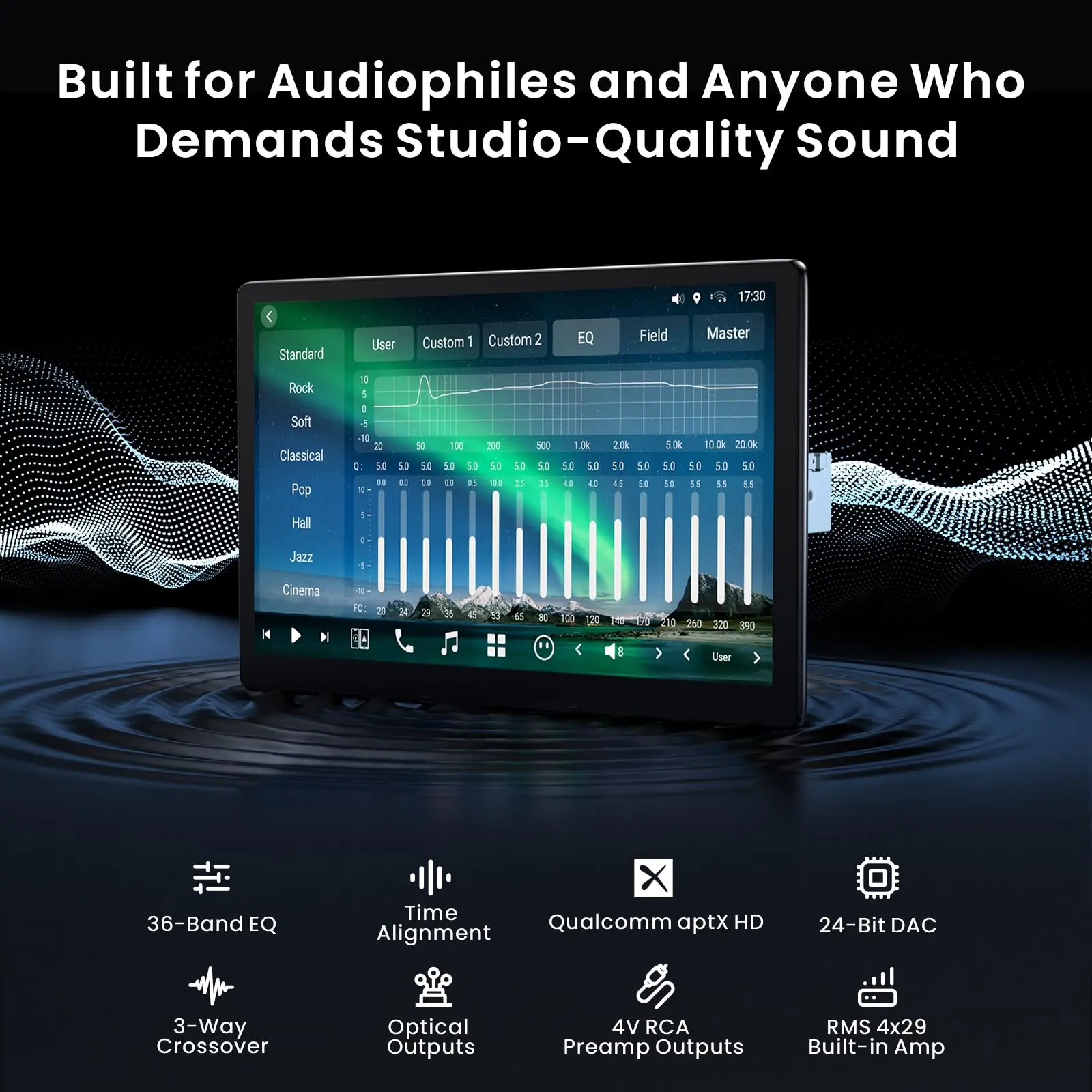 ATOTO X10G129E 12.9" Floating Screen Single Din Android Car Stereo, 8GB+128GB QLED Single Din Head Unit with Wireless CarPlay & Android Auto, 4G LTE, GPS, Dual Bluetooth, 36-Band EQ, AI Assistant - Image 5