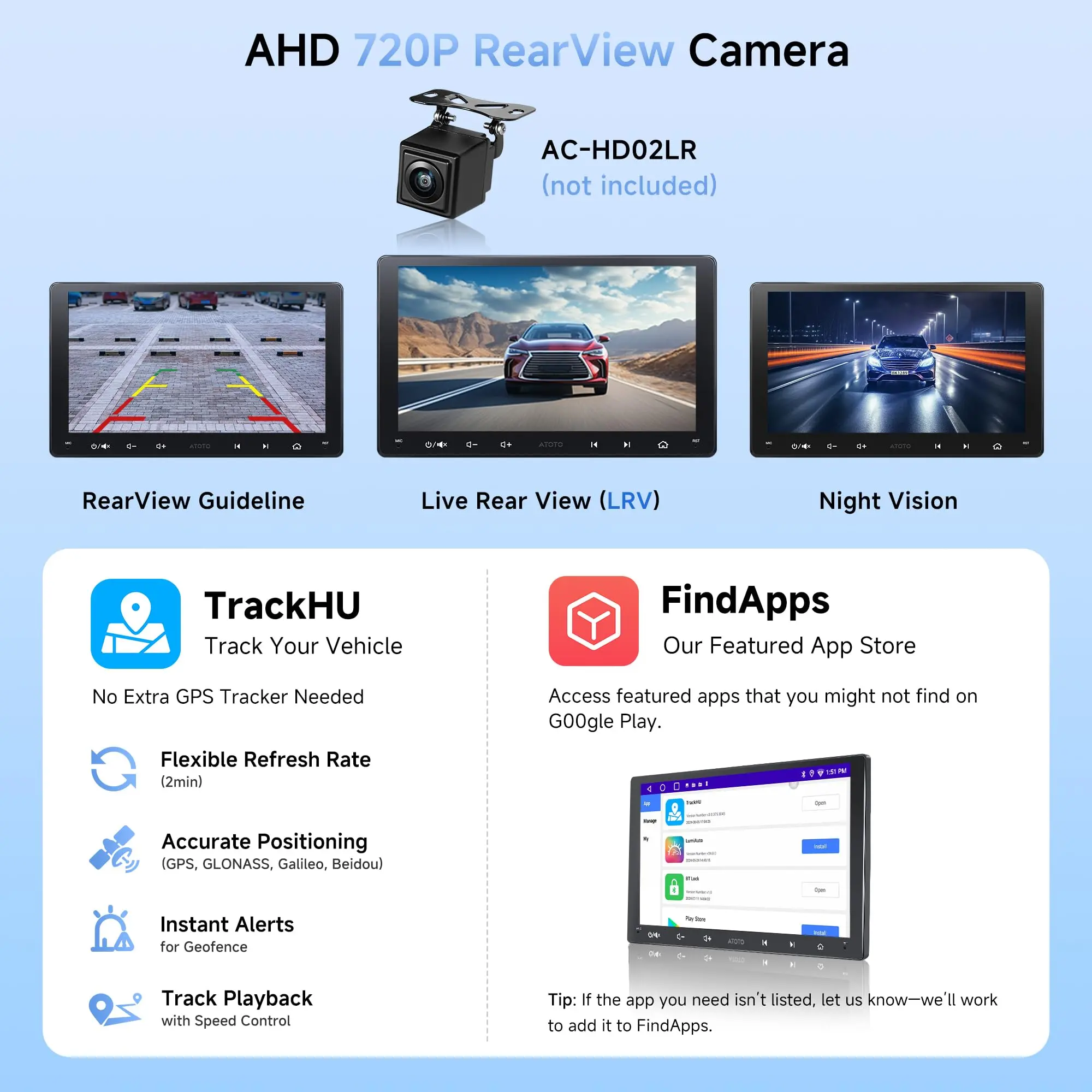 ATOTO A5LG209T 9" Double Din Android Car Stereo with OBD2 Scanner, Wireless CarPlay & Android Auto, AI Voice, 24-Band EQ DSP, WiFi/BT/USB, 2G+32G - Image 5