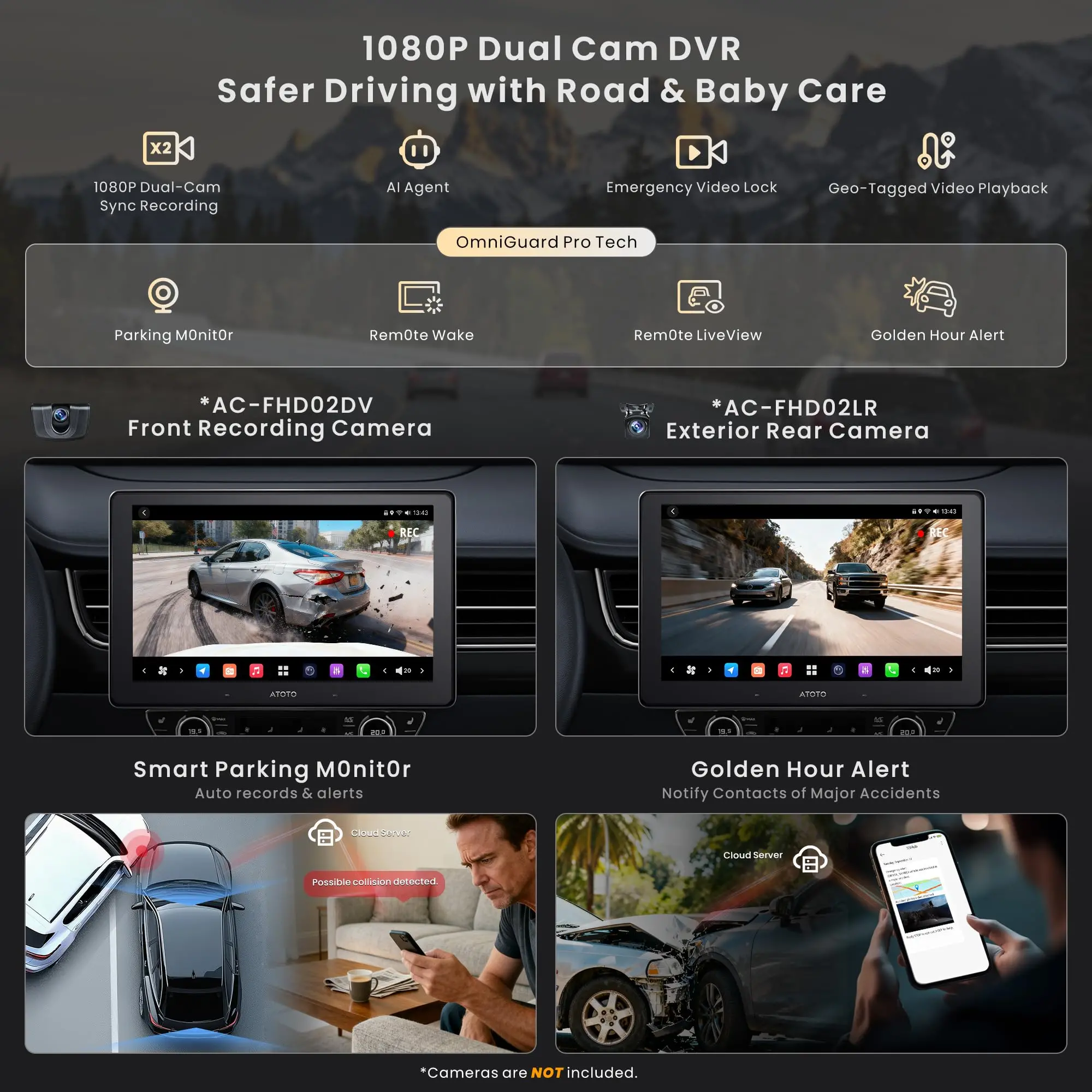ATOTO X10G110E 10" QLED AI Android Single Din Car Stereo, Floating Screen Head Unit, 8G+128G in-Dash Navigation, 4G LTE, Wireless Carplay & Android Auto, Dual Phone Connection & 2 BT, 36B-EQ - Image 4