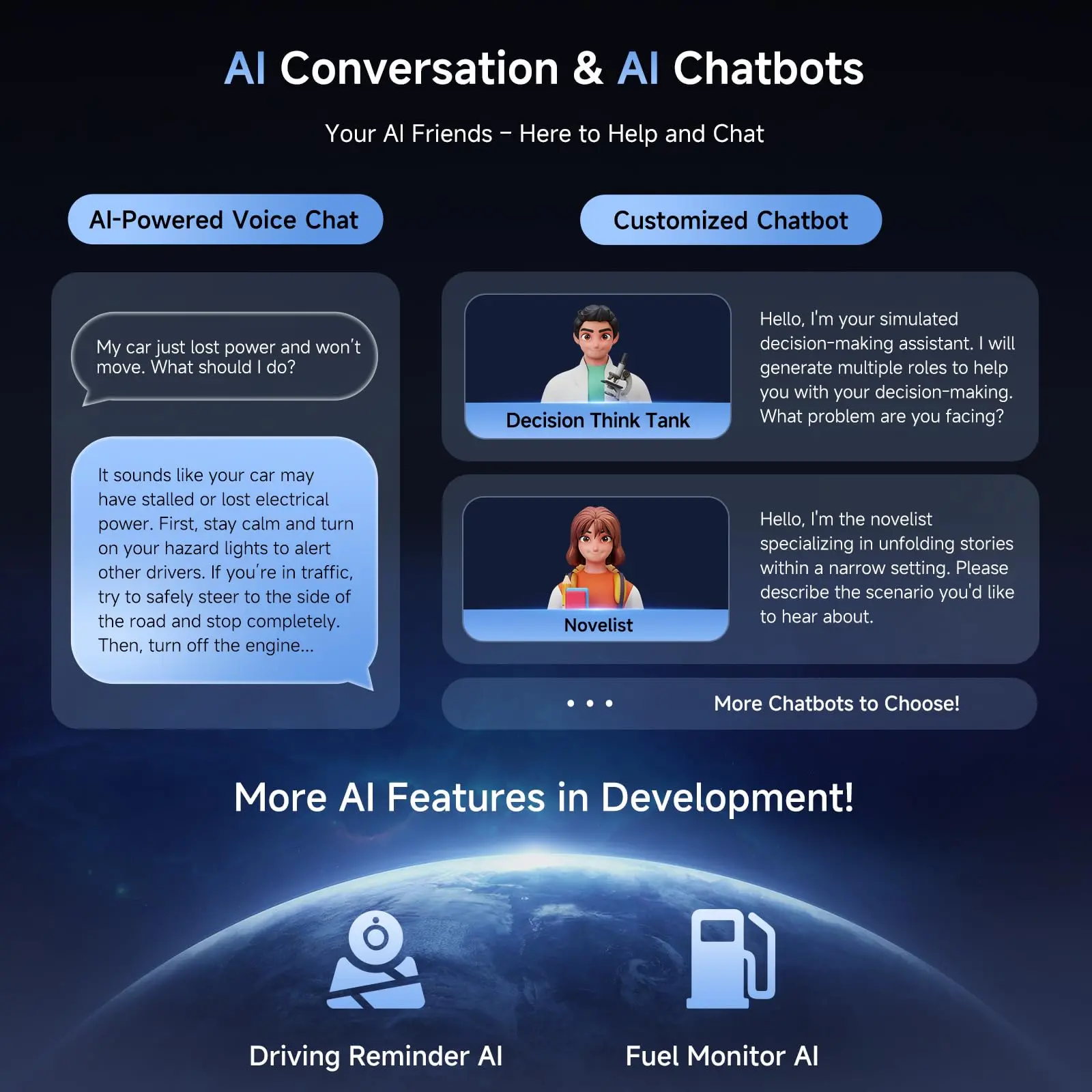 ATOTO A5LG110T 10.1" QLED Android Single & Double Din Car Stereo with Dash Cam, Wireless CarPlay & Android Auto, 2G+32G, Floating QLED Touchscreen, 1080P DVR Recording Camera, WiFi/Bluetooth - Image 4