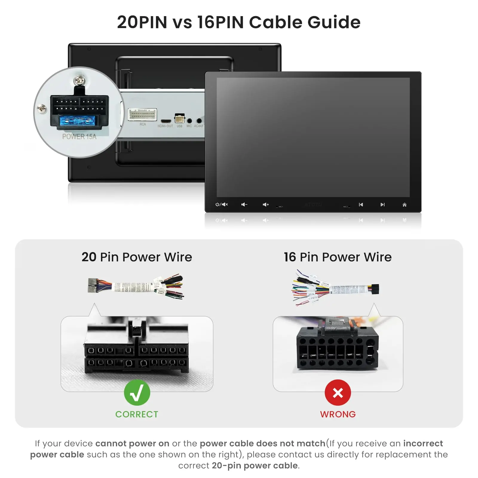 ATOTO A5LG110T 10" Android Double Din & Single Din Car Stereo, Floating QLED Touchscreen Radio with Wireless CarPlay & Android Auto, Backup Camera, HD LRV, DSP, WiFi/BT/USB - Image 8