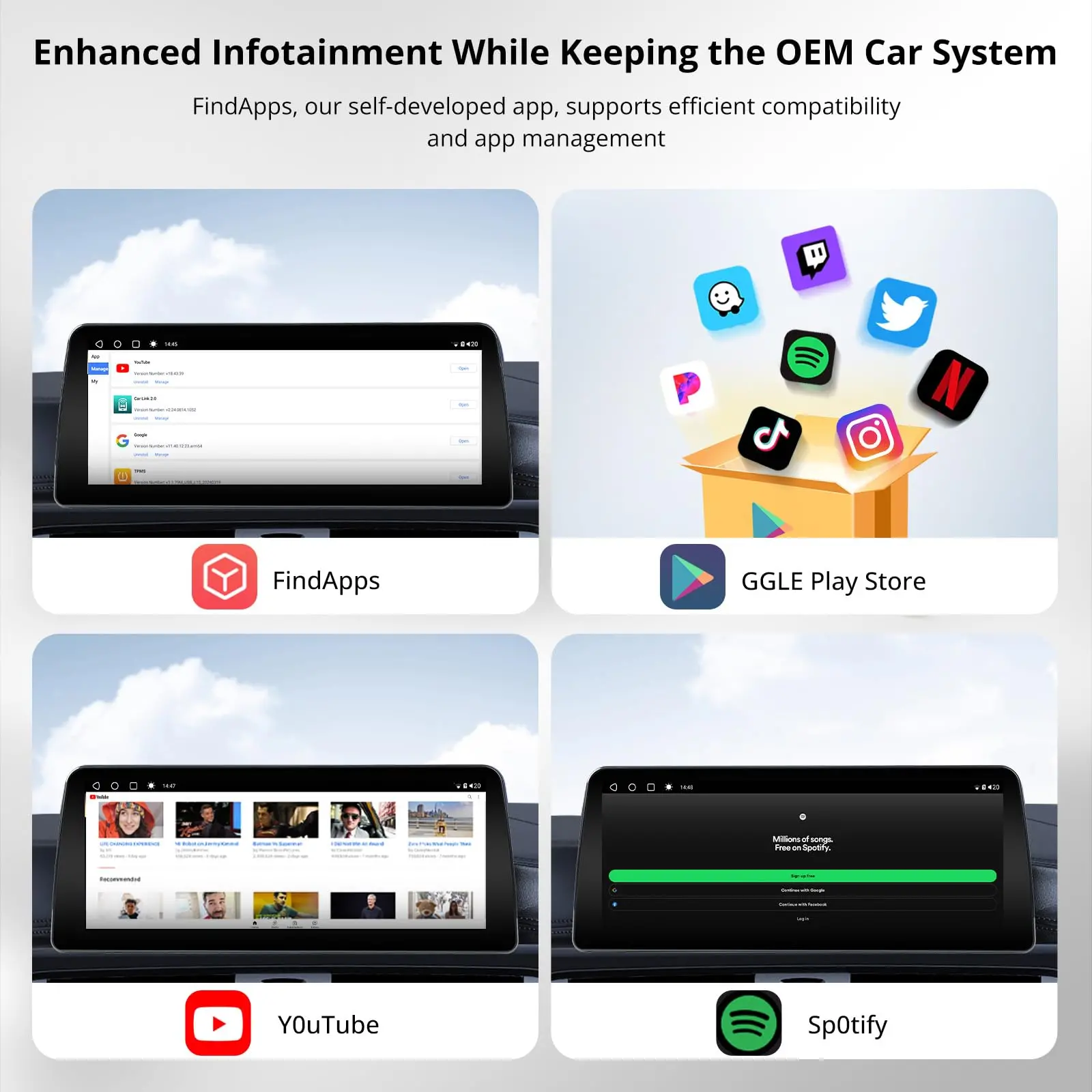 ATOTO S8BMX54L12B8PN 12.3" BMW Compatible Car Stereo, Wireless CarPlay & Android Auto, Fits X5 Series E70 2010-2013 CIC System, GPS Tracking, AI DriveChat, Dual Bluetooth, 4G LTE, Retains Original Functions - Image 5