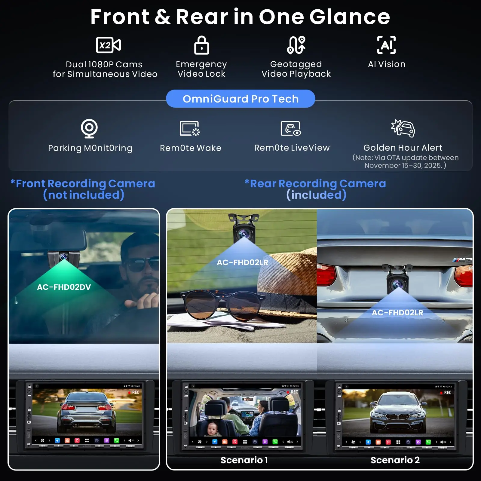 ATOTO X10G2A7E-R2 7" Double DIN Android Car Stereo with Wireless CarPlay & Backup Camera, 8G+128G, AI Android In-Dash Navigation, 4G LTE, Wireless CarPlay & Android Auto, Dual Phone Connection & Bluetooth, 36-Band EQ, HDMI Input - Image 4