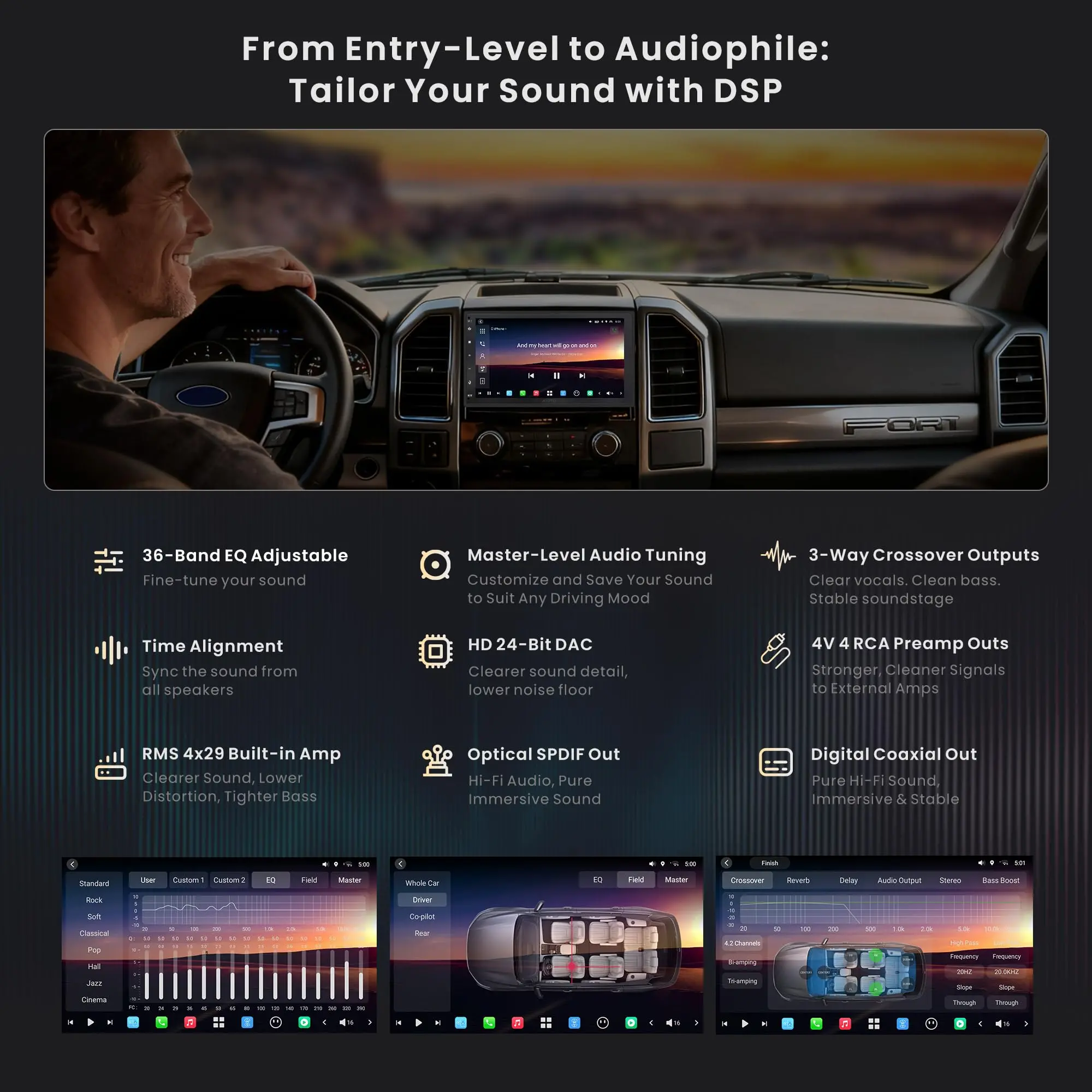 ATOTO X10G2B7E 7" Double Din Car Stereo, Dual Camera Input & Recording, 8G+128G, Android, Wireless CarPlay & Android Auto, 4G LTE, ChatGPT AI, Dual Phone Connection & Bluetooth, GPS Tracking - Image 5