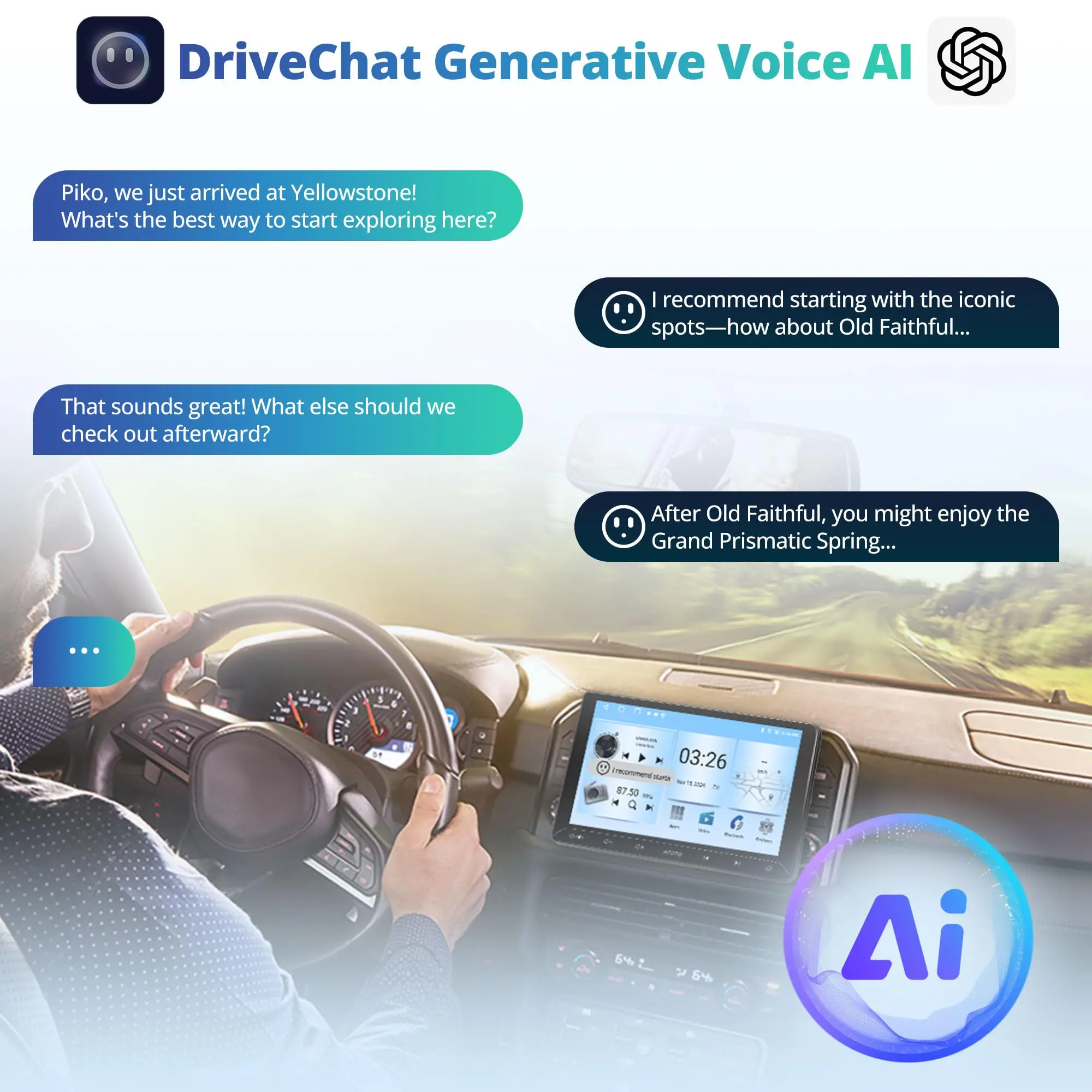 ATOTO A5LG211T 10.1" 2 Din Bluetooth Vehicle Radio with Wireless CarPlay & Android Auto, OBD2 Scanner, IPS Touchscreen, GPS Navigation, 24-Band EQ DSP, WiFi/BT/USB, 2G+32G, FM/AM - Image 6