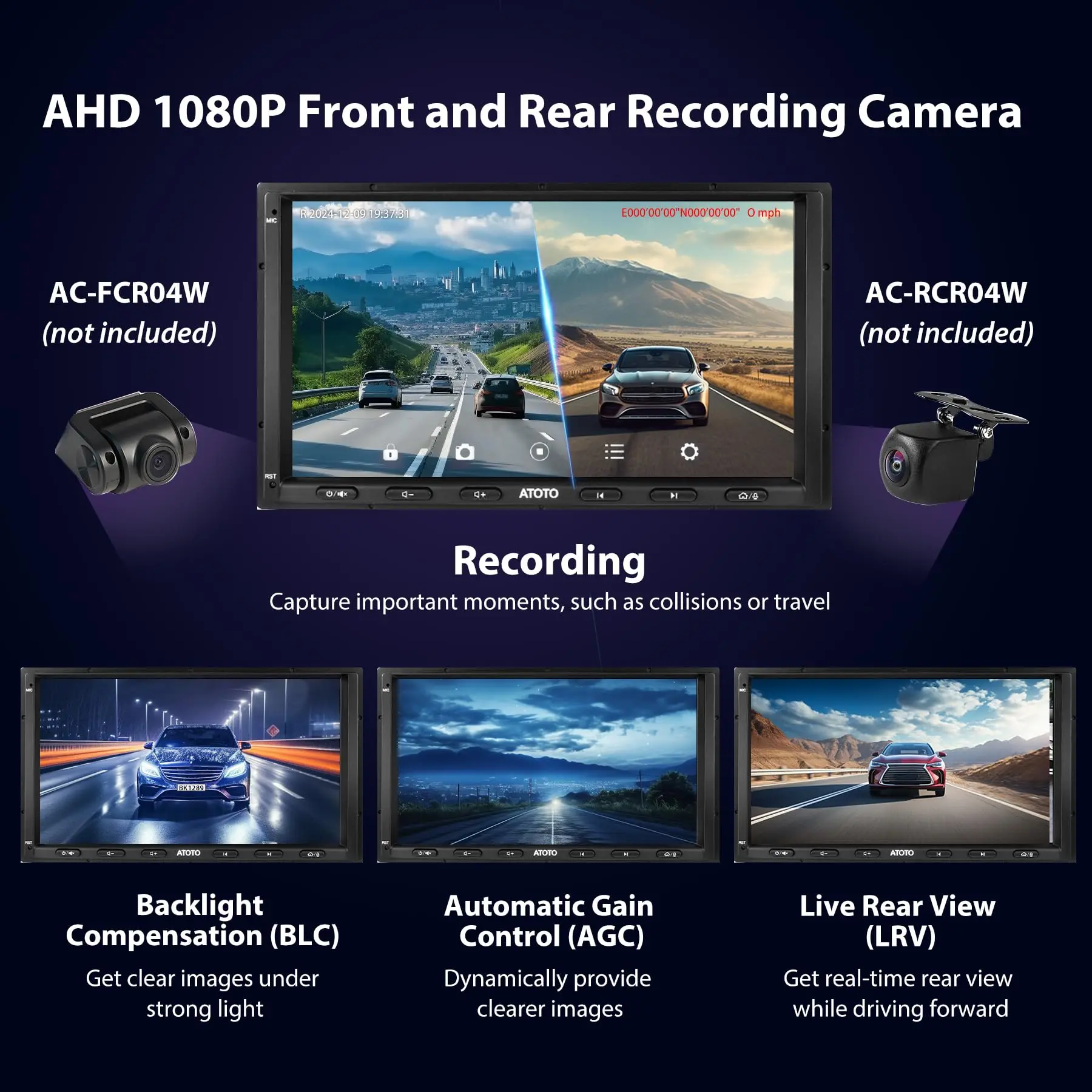 ATOTO S8G2A74MS 7" Double Din Car Stereo, QLED Touchscreen, Wireless CarPlay Android Auto, AI Chat ,SCVC, DSP/HDMI Out - Image 6